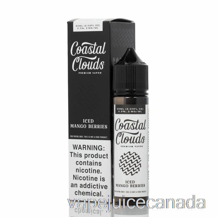 Vape Juice ICED Mango Berries - Coastal Clouds Co. - 60mL 6mg